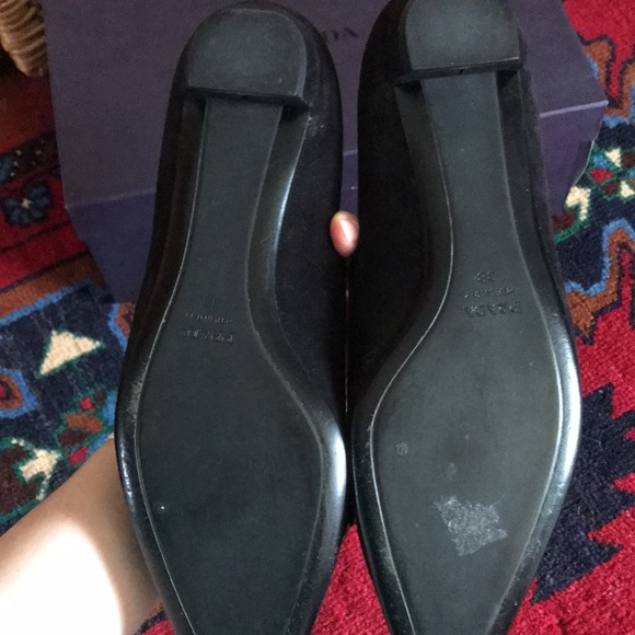 Prada suede leather black kitten heels! - Picture 3 of 13